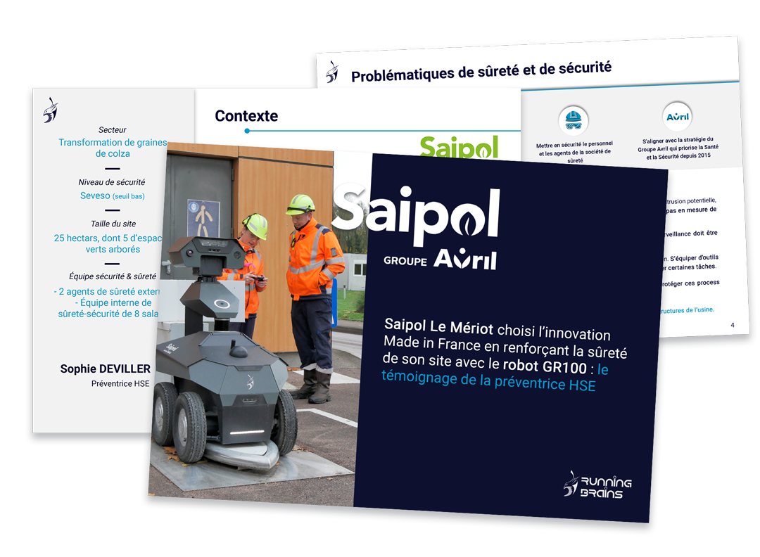 Cas client Saipol Le Meriot et Running Brain Robotics